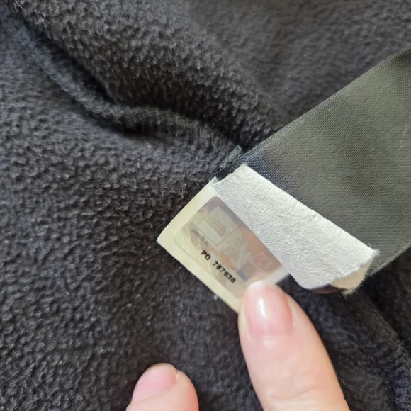 The North Face Kids Toddler Black Fleece Full Zip Hooded Jacket 2T Sweater Warm - Picture 5 of 9